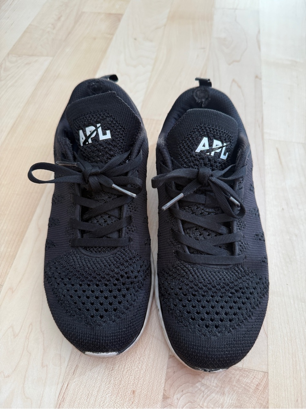 APL Women’s Black Athletic Sneakers with White Sole